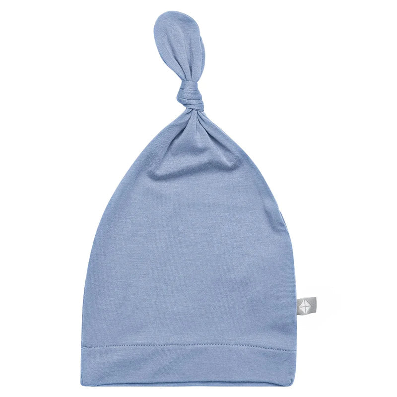 KYTE BABY KNOTTED CAPS NEWBORN SLATE