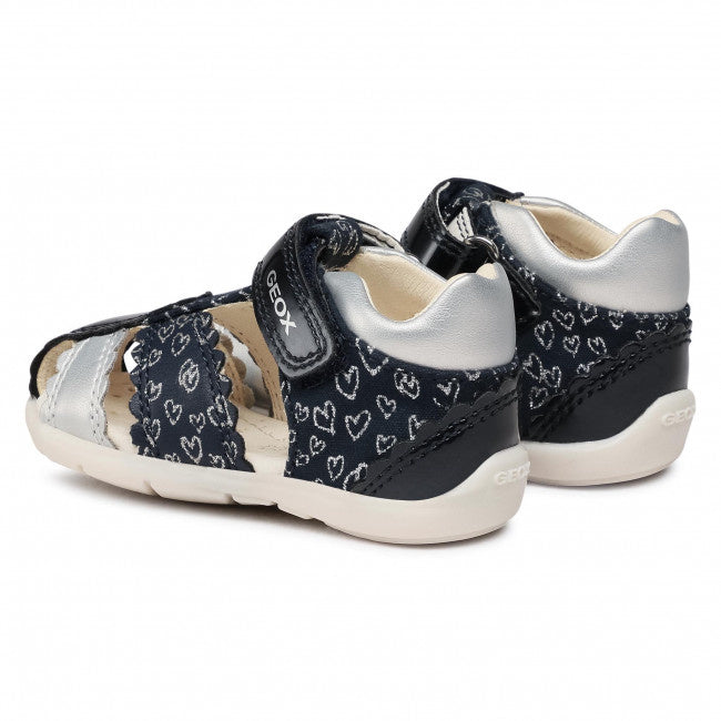 Geox Elthan Sandals Navy/Silver