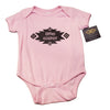 Awasis Boutique Little Sister Onesie Pink/Black 24 Months