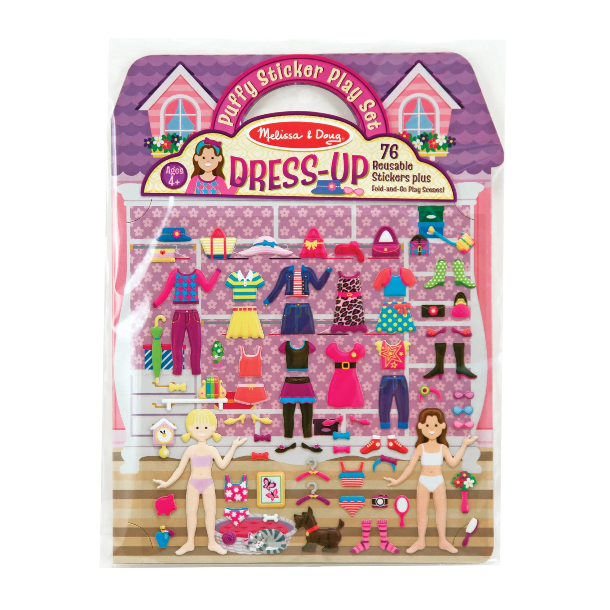 Melissa & Doug Reusable Puffy Sticker Sets