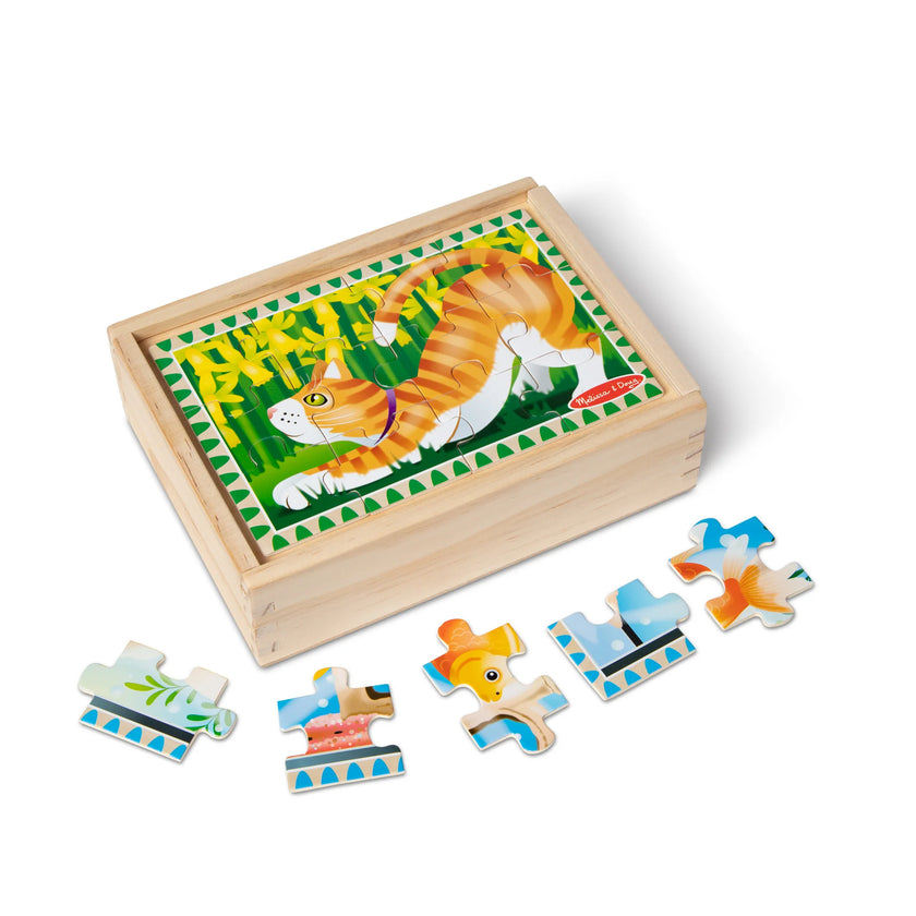 Melissa & Doug Puzzles-in-a-Box
