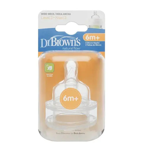 Dr. Brown's Original Wide Nipples (2 Pack)