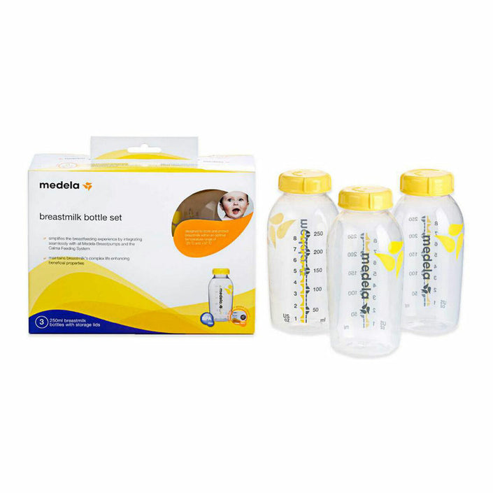 Medela 250ml. Breast Milk Storage Bottles (3 Pack)