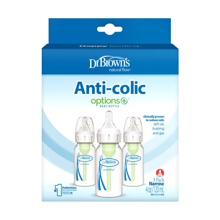 Dr. Brown's Options Narrow 4oz. PP Bottles (3 pack)