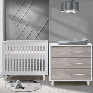 Tulip Urban Convertible Crib & 3-Drawer Dresser Sets