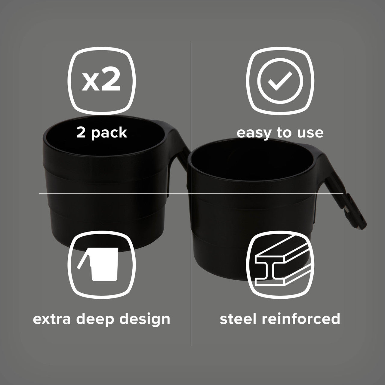 Diono Radian/Rainier/Everett Cup Holder (2 Pack)