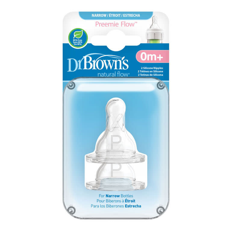 Dr. Brown's Options Narrow Nipples (2 Pack)