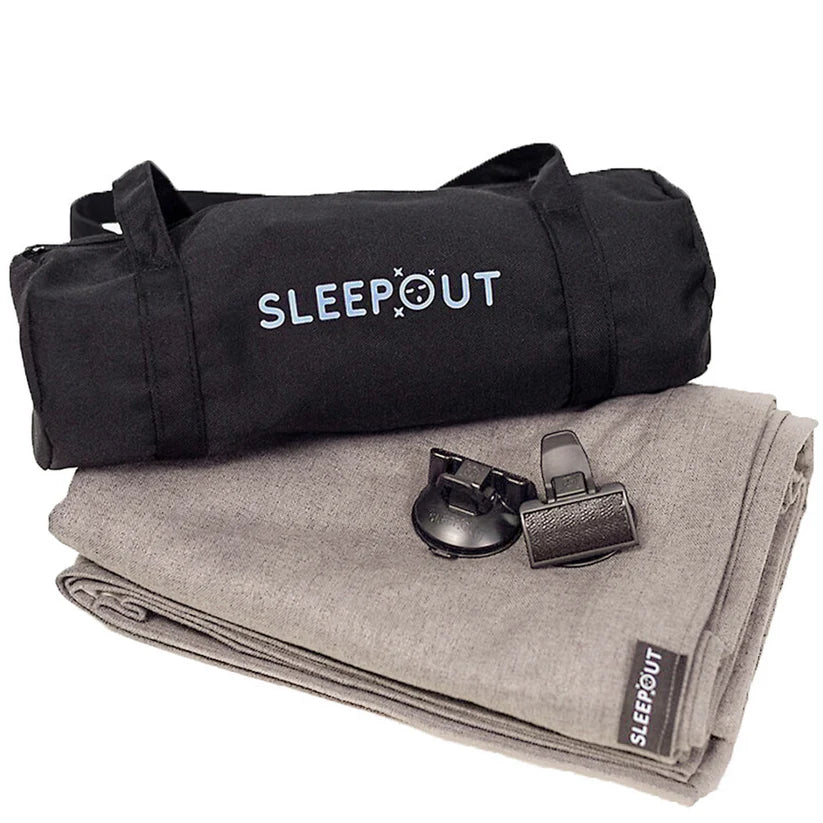 Sleepout Portable Blackout Curtain 2.0 Grey