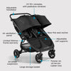 Baby Jogger City Mini GT2 Double Stroller Jet