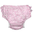 green sprouts Eco-Snap Ruffled Swim Diaper Light Pink Blossom