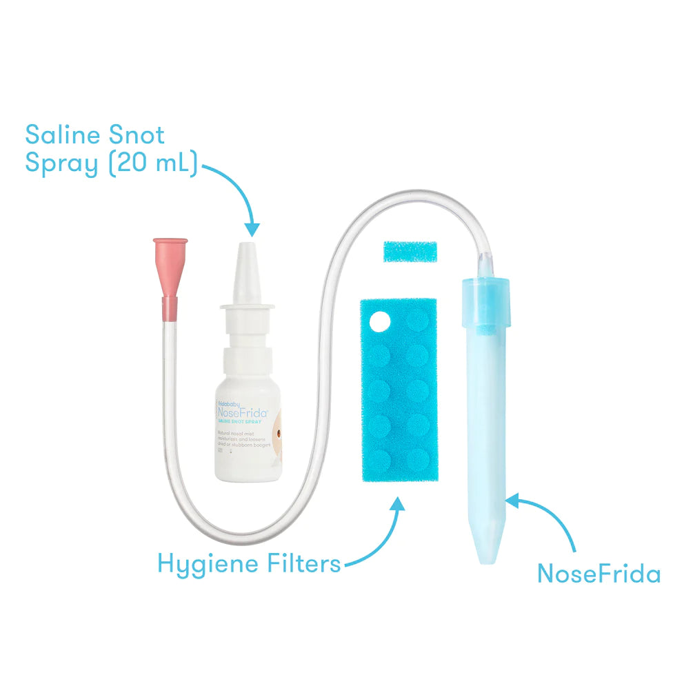 fridababy NoseFrida SnotSucker Saline Kit