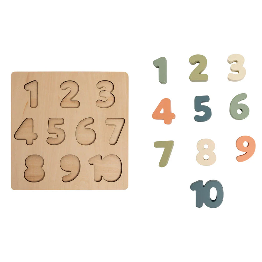 Pearhead Wooden Numbers Puzzle