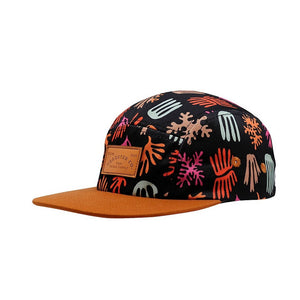 Headster 5 Panel Hats Seawall Black Youth