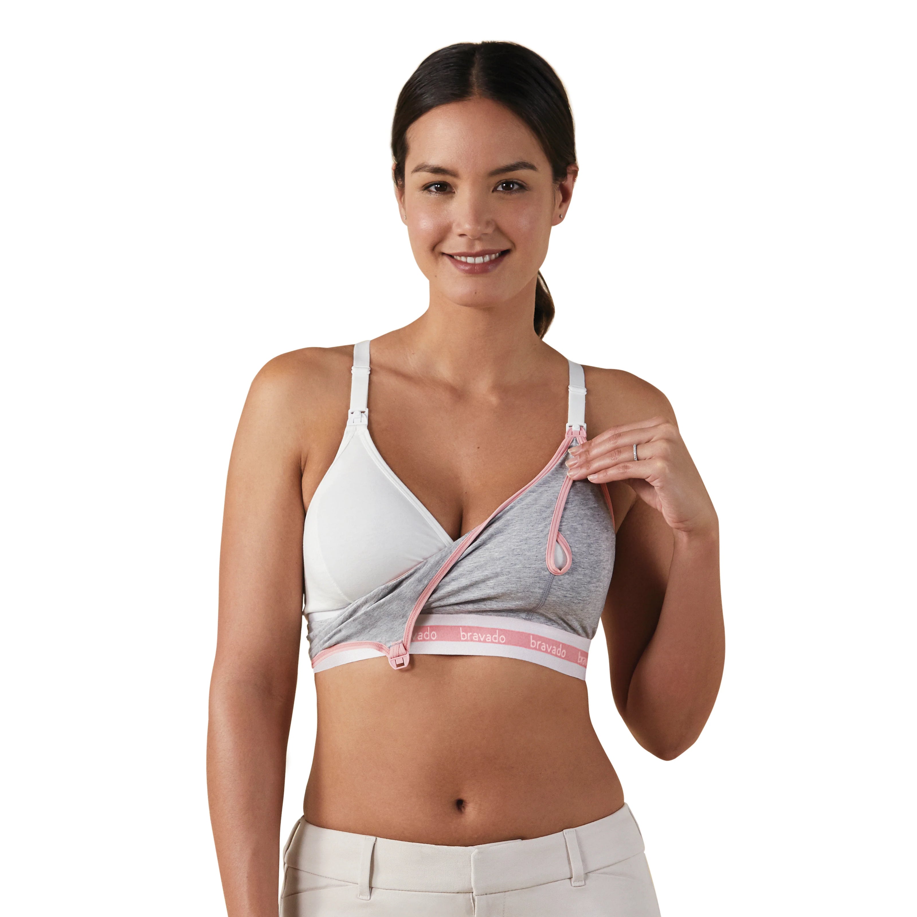 Bravado Clip & Pump Bra Accessory Dove Heather Medium