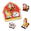 Melissa & Doug Jumbo Knob Puzzle Barnyard Animals