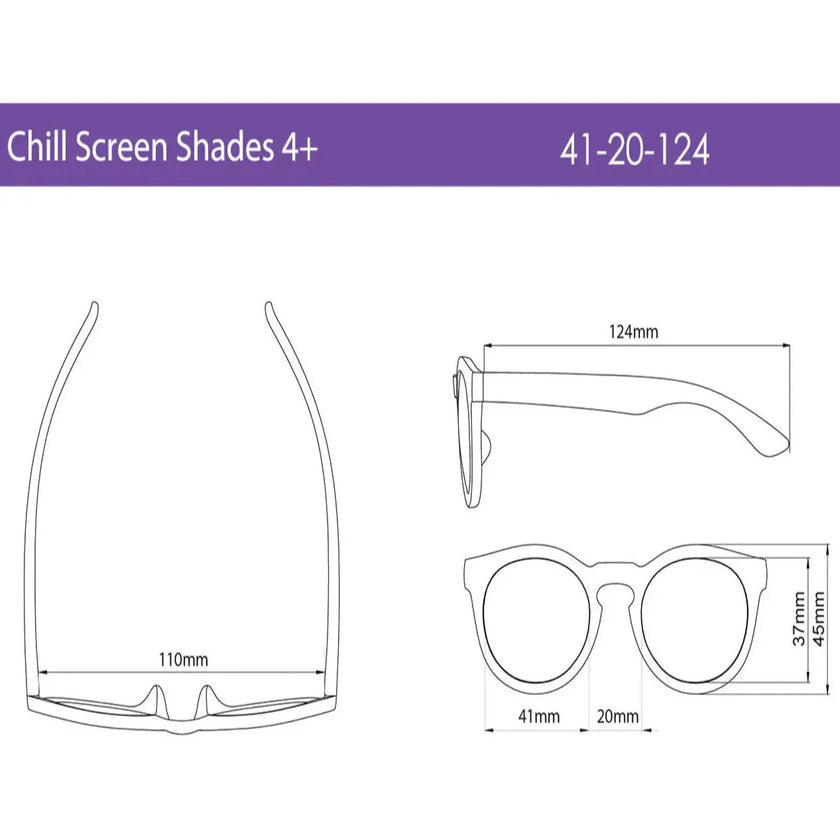 Real Shades Chill Screen Shades Cheetah Kids 4+