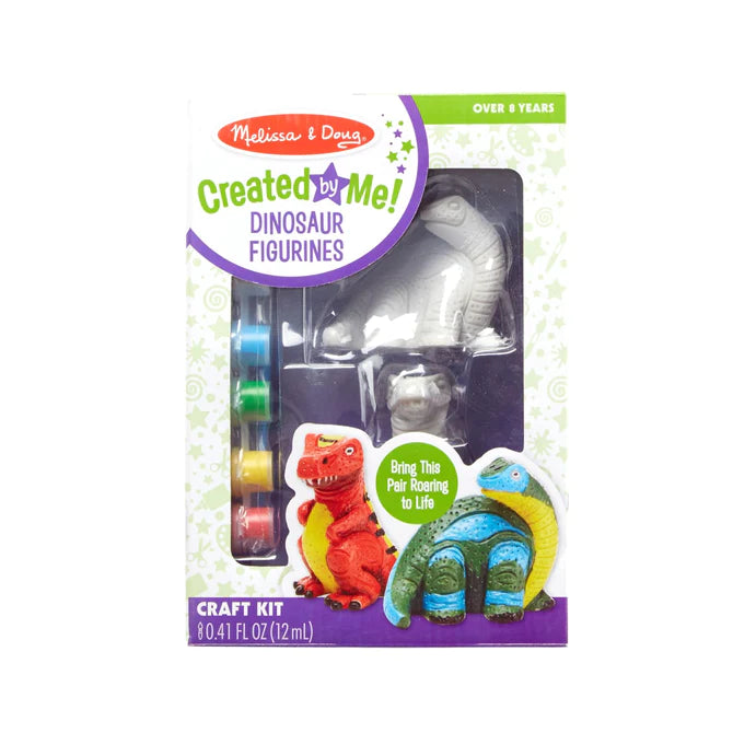 Melissa & Doug Created By Me! Dinosaur Figurines Craft Kit