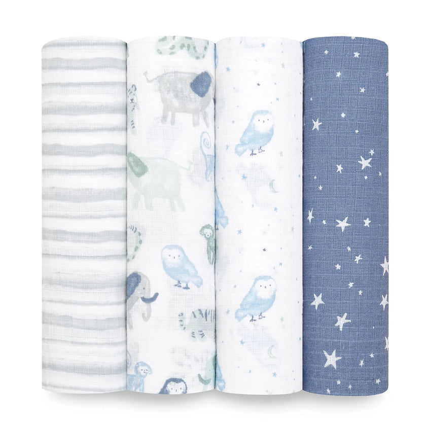 aden + anais Muslin Swaddles (4 pack)
