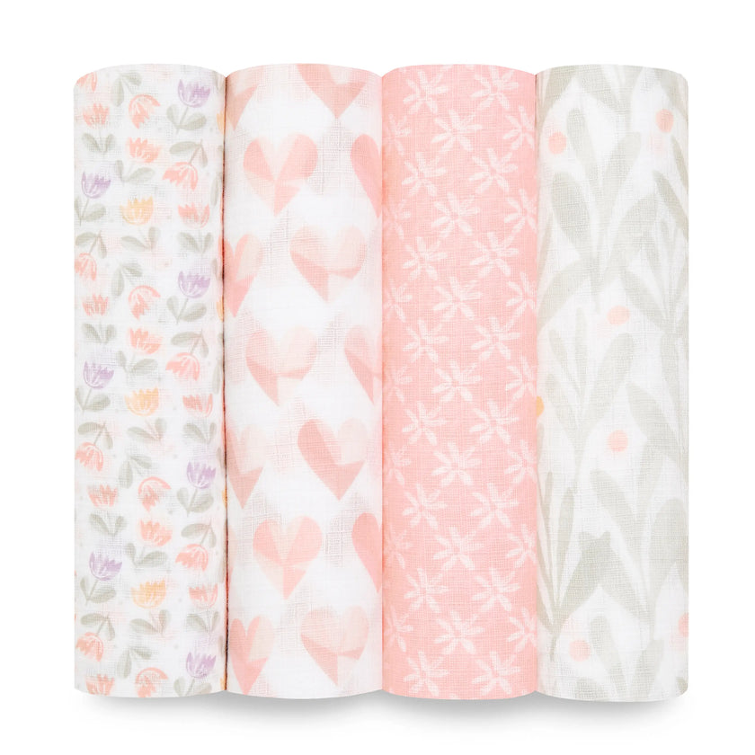 aden + anais Muslin Swaddles (4 pack)