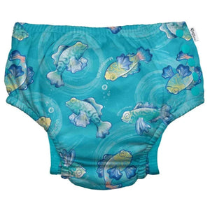 green sprouts Eco-Snap Swim Diaper Aqua Mandarin Fish