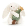 Jellycat Bashful Bunny with Christmas Tree