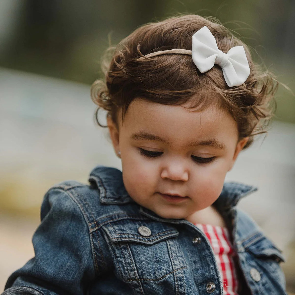 Baby Wisp Fanny Bow Infant Headband Black