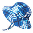 Jan & Jul Aqua-Dry Bucket Hat Blue Plaid