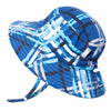 Jan & Jul Aqua-Dry Bucket Hat Blue Plaid