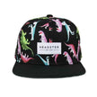 Headster Snapback Hats Dino Black