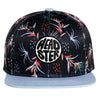 Headster Snapback Hats Birds of Paradise Black