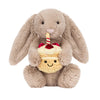 Jellycat Bashful Beige Bunny ‘Birthday’