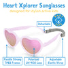 Jan & Jul Polarized Heart Sunglasses Medium