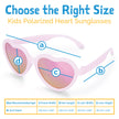 Jan & Jul Polarized Heart Sunglasses Medium