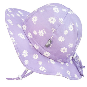 Jan & Jul Cotton Floppy Hat Lavender Daisy