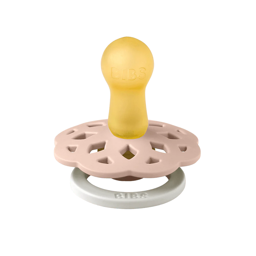 BIBS Boheme GLOW Pacifiers (2-Pack) Blush/Vanilla