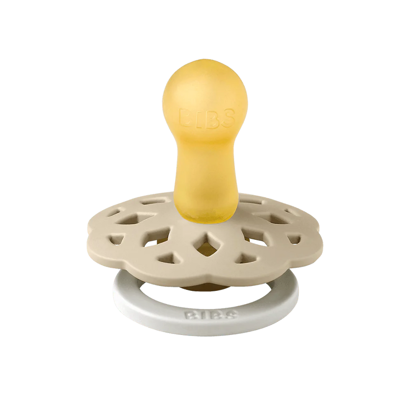 BIBS Boheme GLOW Pacifiers (2-Pack) Blush/Vanilla