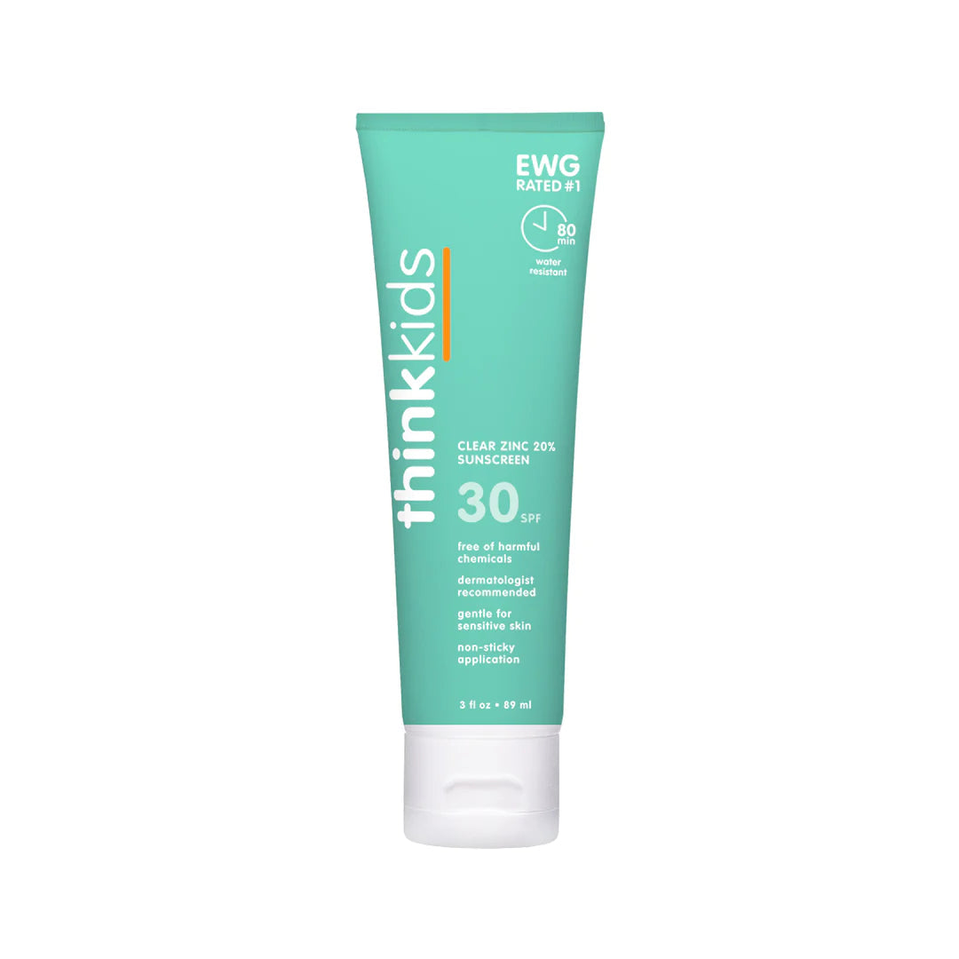thinkkids Clear Zinc Sunscreen Lotion SPF30 (3oz.)