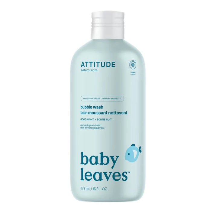 ATTITUDE Baby Leaves Bubble Wash