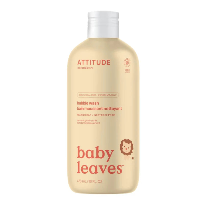 ATTITUDE Baby Leaves Bubble Wash