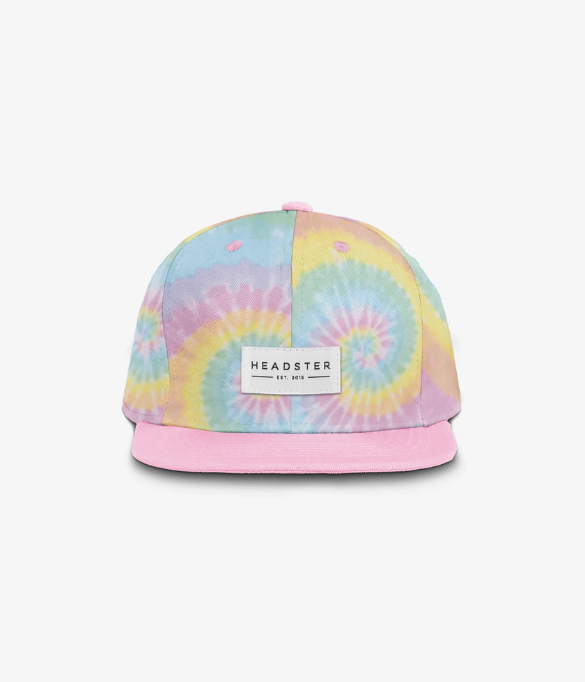 Headster SnapBack Hat Pink Tie-Dye