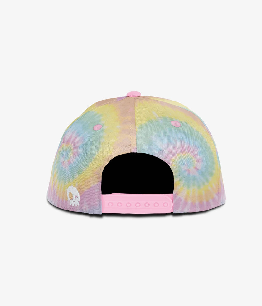 Headster SnapBack Hat Pink Tie-Dye