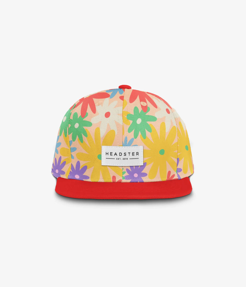 Headster SnapBack Hat Backyard Meadow Peaches