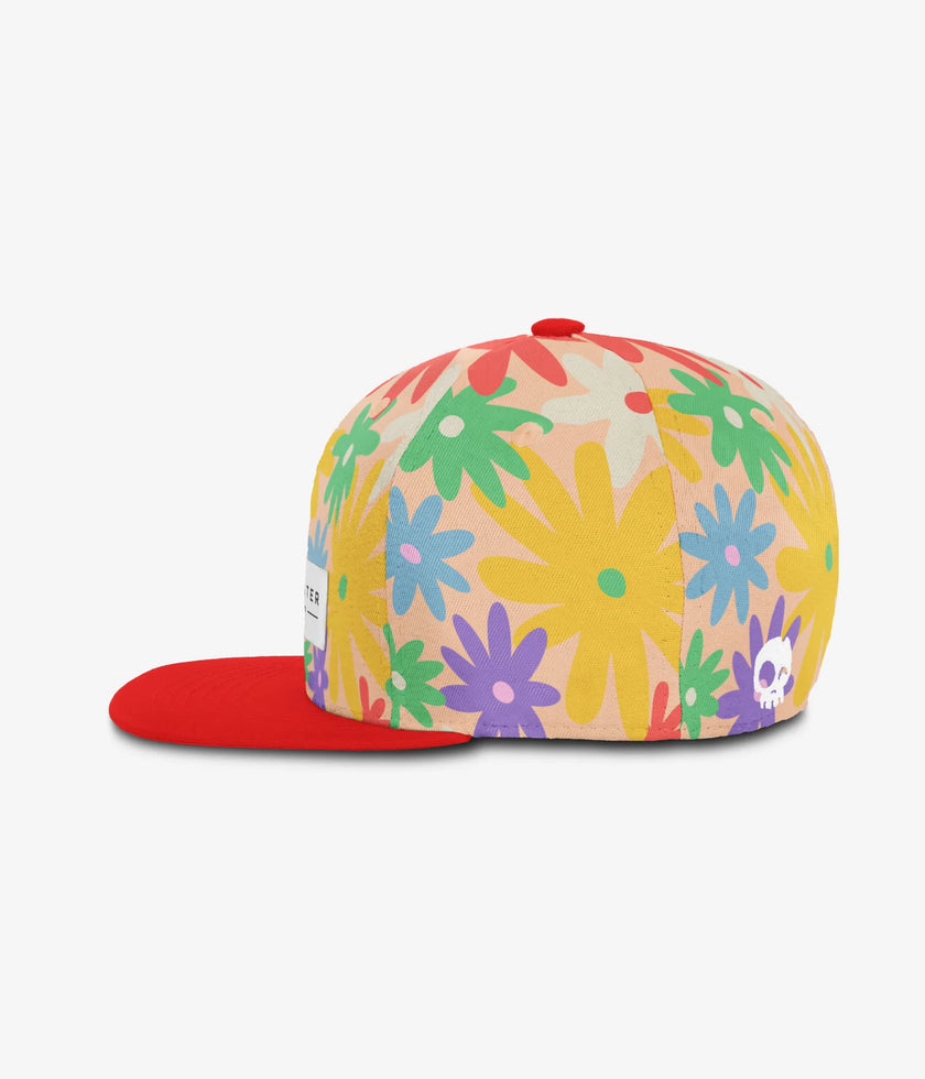 Headster SnapBack Hat Backyard Meadow Peaches