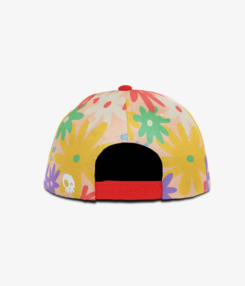 Headster SnapBack Hat Backyard Meadow Peaches