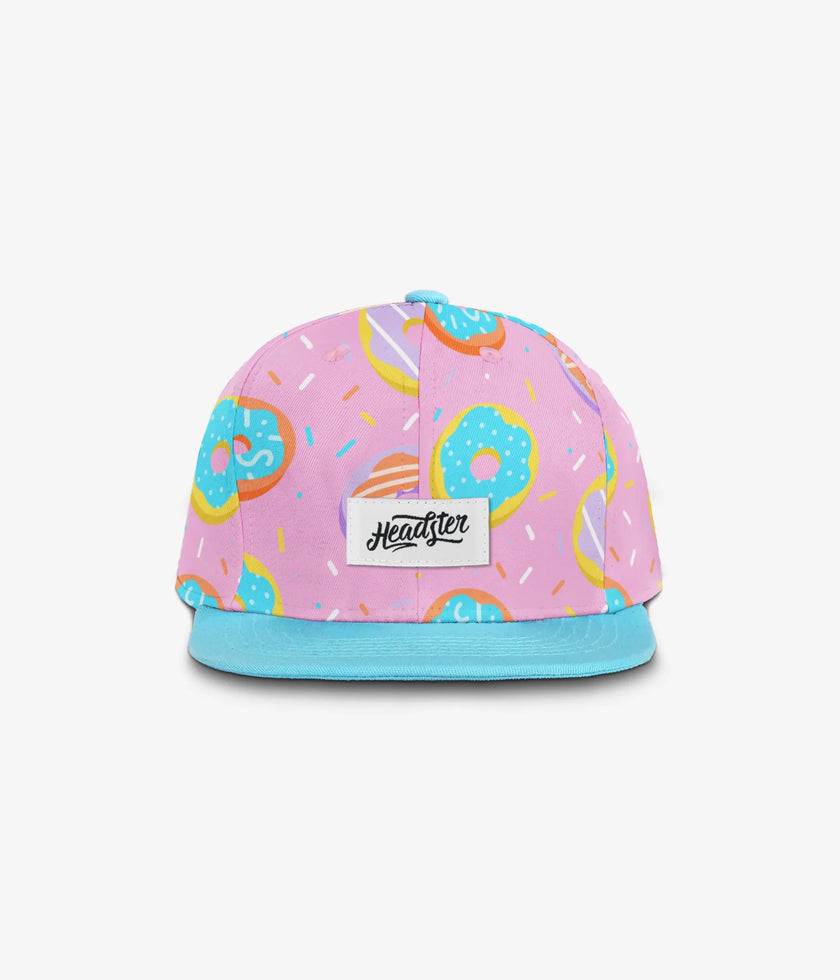 Headster Snapback Hat Duh Donut Pink