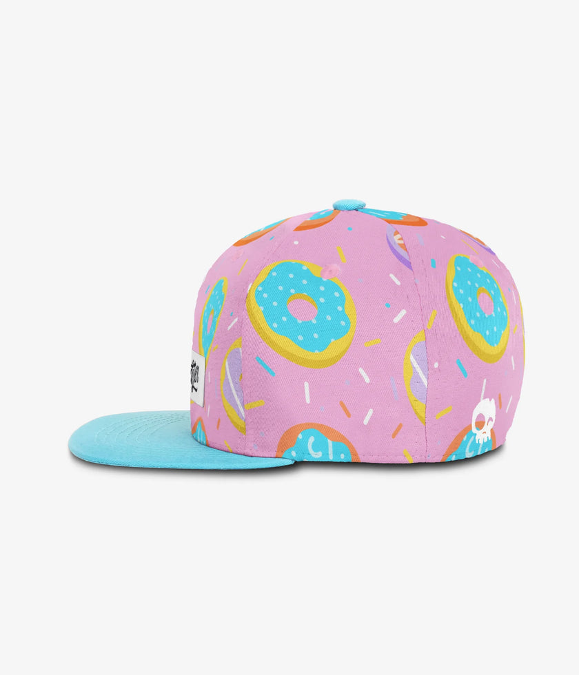 Headster Snapback Hat Duh Donut Pink