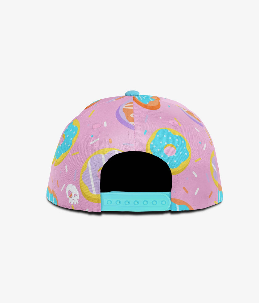 Headster Snapback Hat Duh Donut Pink