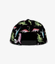 Headster Snapback Hats Dino Black