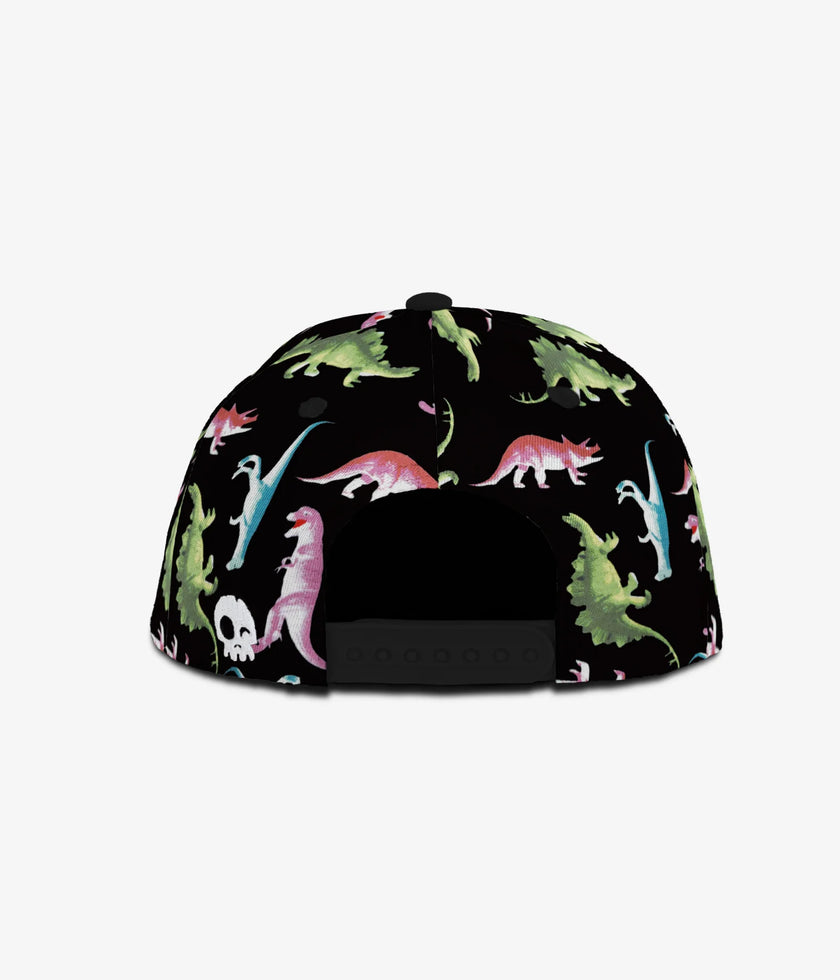 Headster Snapback Hats Dino Black
