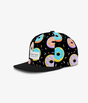 Headster SnapBack Hat Duh Donut Black